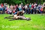 Slet čarodějnic 2009 - koňské show manželů Tomkových o přestávce soutěží